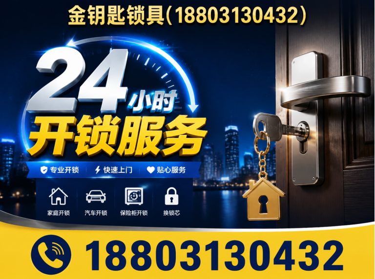 涿鹿县金钥匙锁具展示图